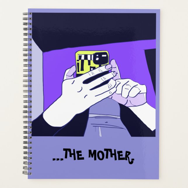 Die Handys der Mutter sind Limon Lila Planer (Vorderseite)