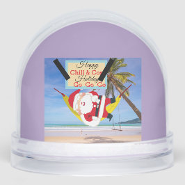 Die Hängematte und Palmen im Santa Cilling Schneekugeln