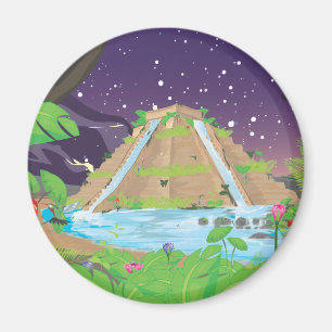 Die Hängenden Gärten von Babylon Magnet