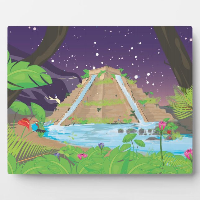 Die Hanggärten von Babylon Fotoplatte (Vorderseite)