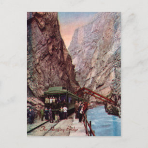 Die Hanging Bridge-Postkarte Postkarte