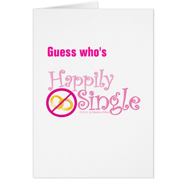Die Happily Single Collection von MDillon Designs (Vorne)