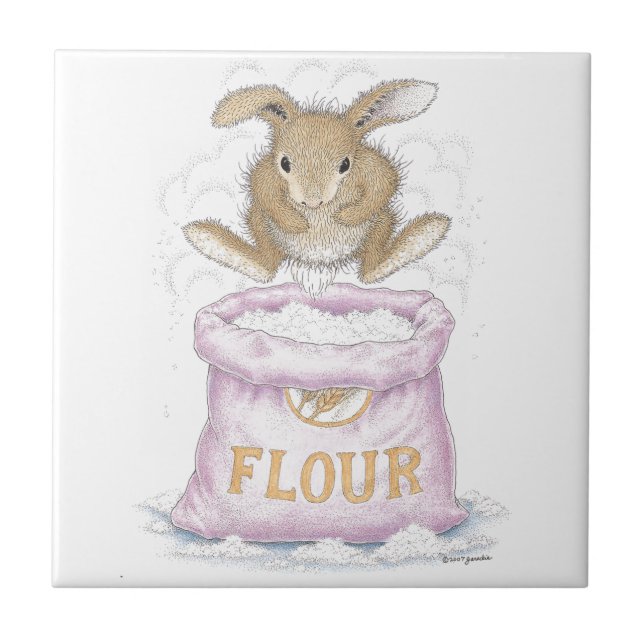 Die HappyHoppers® Keramik-Fliese Fliese (Vorderseite)