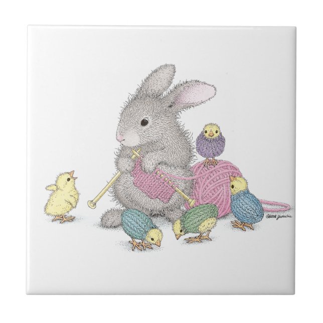 Die HappyHoppers® Keramik-Fliese Fliese (Vorderseite)