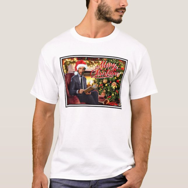 Die Hard Hans Gruber Frohe Weihnachten211png211 T-Shirt (Vorderseite)