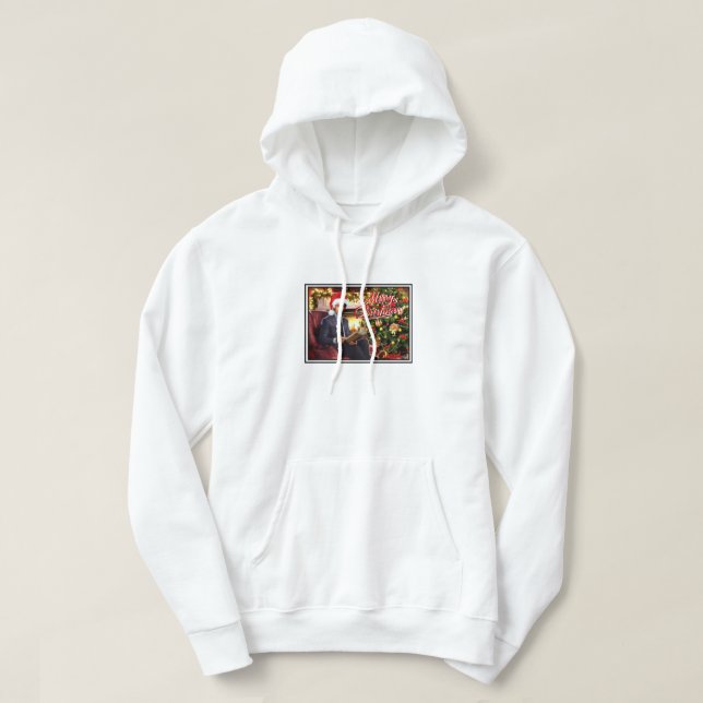 Die Hard Hans Gruber Frohe Weihnachten Hoodie (Design vorne)