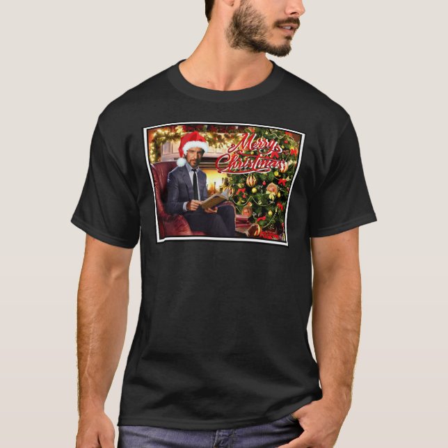 Die Hard Hans Gruber Merry Christmas Classic T-Shi T-Shirt (Vorderseite)