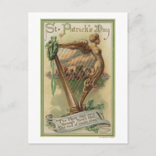 Die Harfe der Hara Hall Szene Postkarte