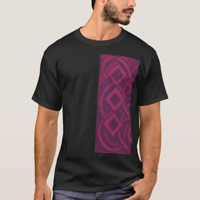Die Harmonie der Formen: Die Schönheit geometrisch T-Shirt (Vorderseite)