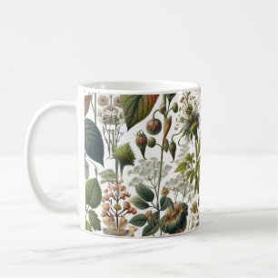Die Harmonie der Natur: Botanisches nahtloses Must Kaffeetasse