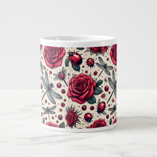 Die Harmonie der Natur" Jumbo-Tasse (Vorderseite)