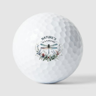 Die Harmonie der Natur - Künstlerische Libelle Golfball