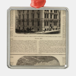 Die Hartford-Feuerversicherungs-Firma Ornament Aus Metall