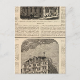 Die Hartford Fire Insurance Company Postkarte