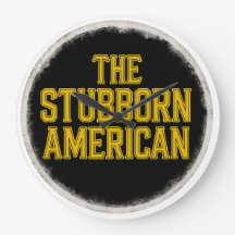 Die Hartnäckige Amerikanische Fette Emblem-Uhr