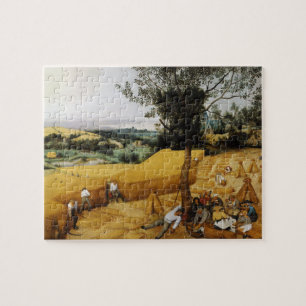 Die Harvester von Pieter Bruegel der Ältere 1565 Puzzle