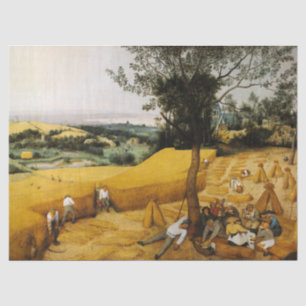 Die Harvester von Pieter Bruegel der Ältere Seidenpapier