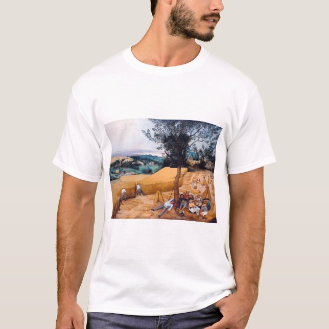 Die Harvesters, Pieter Bruegel T-Shirt (Vorderseite)