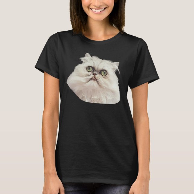 Die HÄSSLICHE Katze   Meme T-Shirt (Vorderseite)