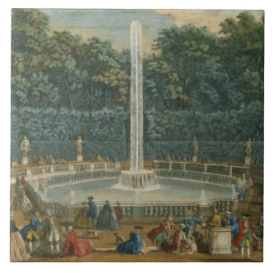 Die Hauben im Garten in Versailles, Kneipe. durch Fliese