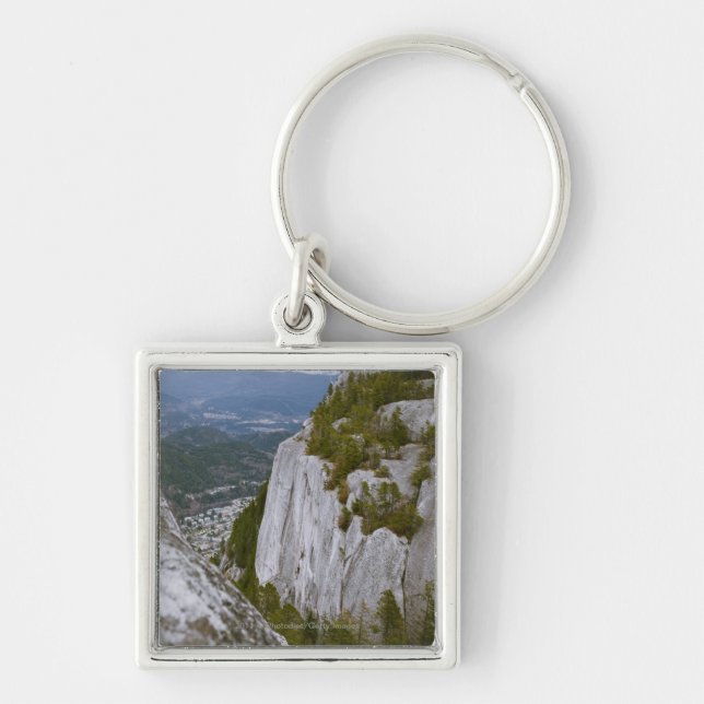 Die "Haupt" Arial Ansicht in Squamish Schlüsselanhänger (Vorne)