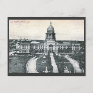 Die Hauptstadt, Austin TX 1909 Vintag Postkarte