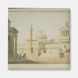 Die Hauptstadt, Setentwurf für 'Titus Magnet