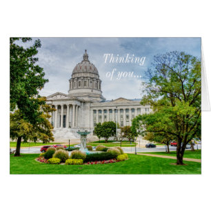 Die Hauptstadt von Missouri, an Ihre Karte zu denk