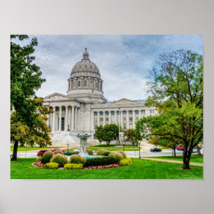 Die Hauptstadt von Missouri Poster