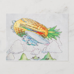 Die Hawaii Express Airline Postkarte