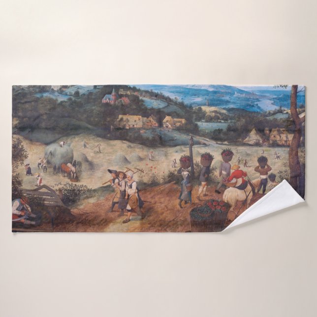 Die Haymaking, Pieter Bruegel Badehandtuch (Badehandtuch)