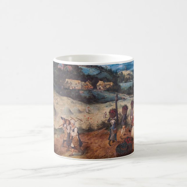 Die Haymaking, Pieter Bruegel Kaffeetasse (Mittel)