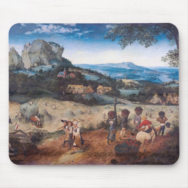 Die Haymaking, Pieter Bruegel Mousepad (Vorne)