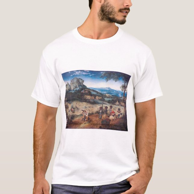 Die Haymaking, Pieter Bruegel T-Shirt (Vorderseite)