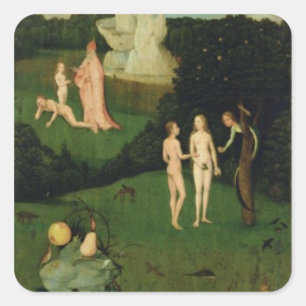 Die Haywain Quadratischer Aufkleber