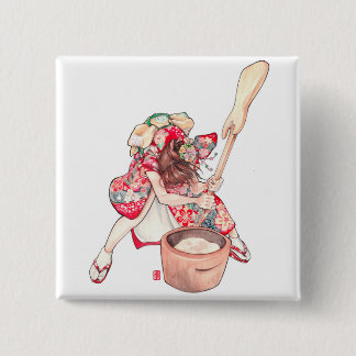 Die Heidekraut-Bezirk-Button "des neuen Jahres Button