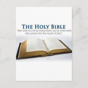 Die heilige Bibel Postkarte