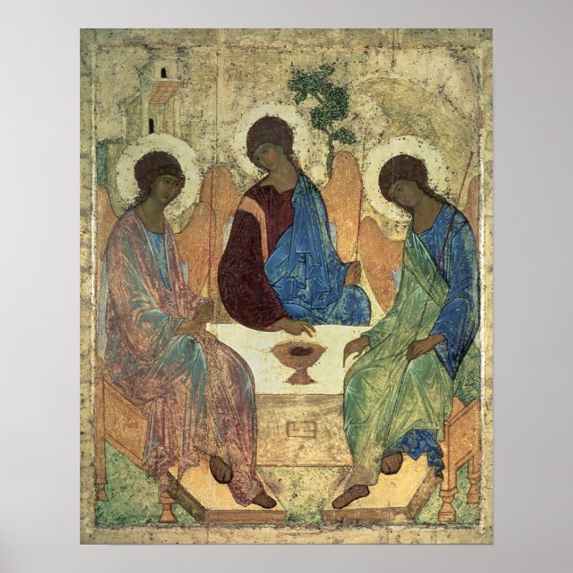 Die Heilige Dreifaltigkeit der 1420er Poster (Vorne)