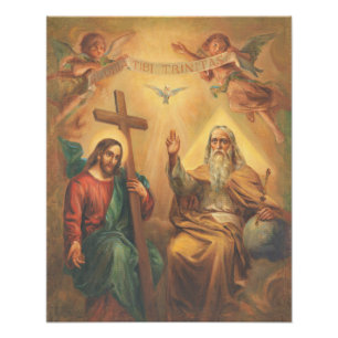 Die Heilige Dreifaltigkeit Fotodruck