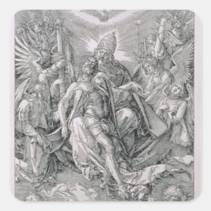 Die Heilige Dreifaltigkeit, Kneipe. 1511 Quadratischer Aufkleber