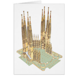 Die heilige Familie Antonio Gaudi. Barcelona