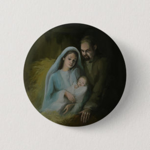 Die heilige Familie Button