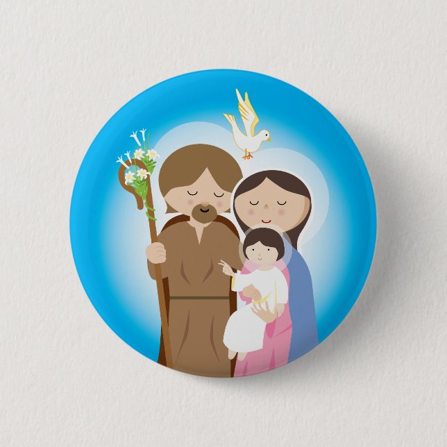 Die heilige Familie Button (Vorderseite)