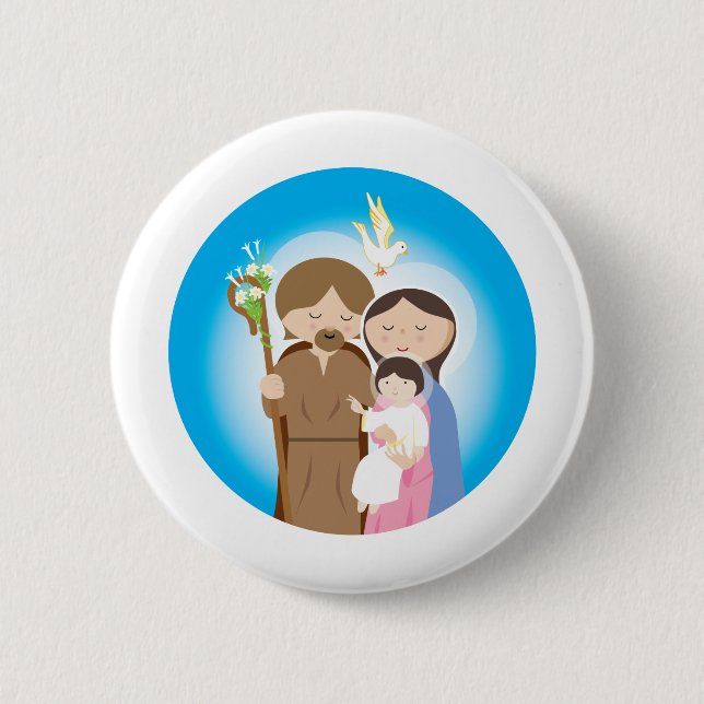 Die heilige Familie Button (Vorderseite)