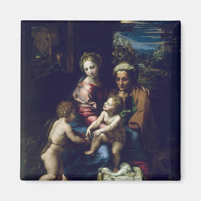 Die Heilige Familie c.1518 Magnet (Vorne)