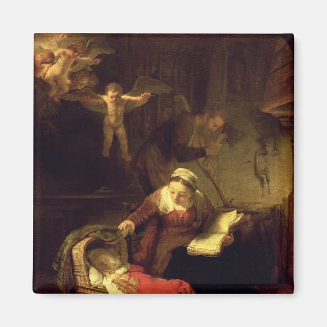 Die Heilige Familie, c.1645 Magnet (Vorne)
