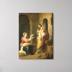 Die heilige Familie, c.1660-70 Leinwanddruck