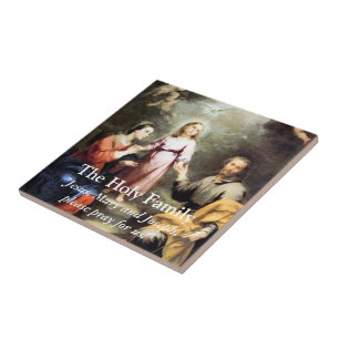 Die heilige Familie Fliese