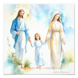 Die heilige Familie Fotodruck