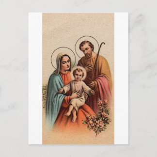Die heilige Familie - Jesus, Maria und Joseph Postkarte